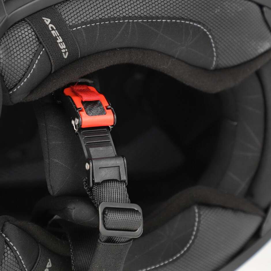 Casco Moto Adventure Acerbis ASSAULT Nero Giallo Fluo