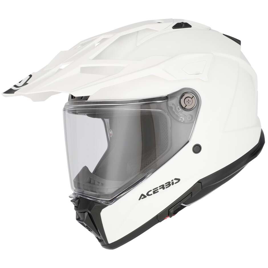 Casco Moto Adventure Attack Mono Bianco taglia XS