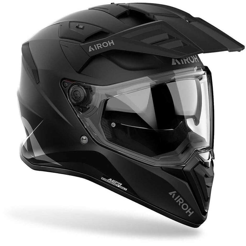 Casco Moto Adventure Airoh BADX-X Color Nero Opaco