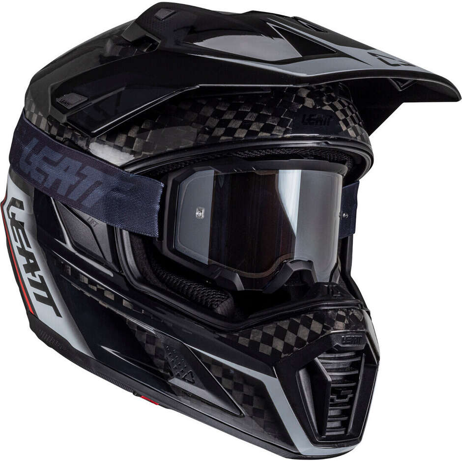 Casco Moto Adventure Leatt KIT ADV 9.5 V25 Nero