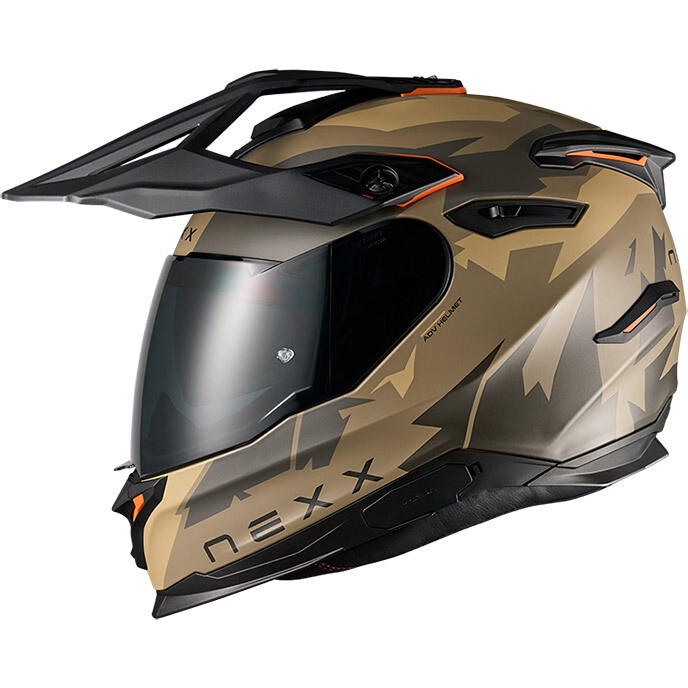 Casco Moto Adventure V.Traveler PRIMAL Grigio Sabbia taglia 2XL