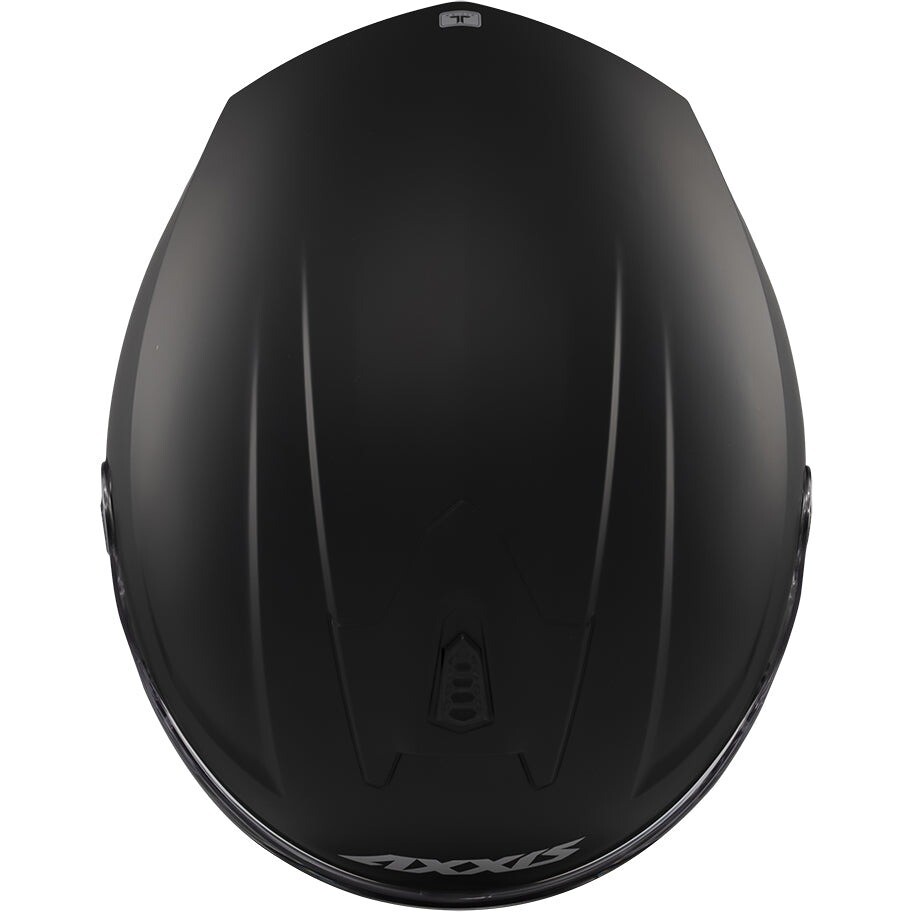 Casco Moto Axxis Integrale ff112d Draken s Solid V2 A11 Nero Opaco