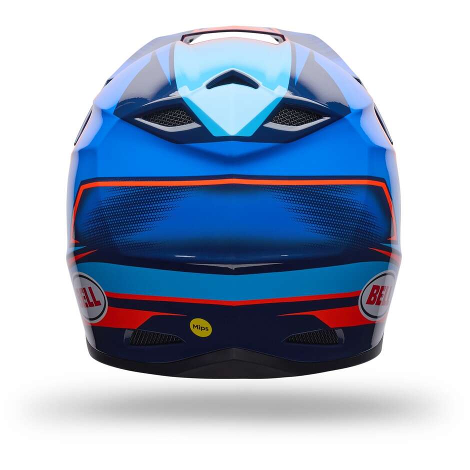 Casco Moto Bambino Cross Enduro Bell MX-10 MIPS YOUTH NO SPEEDWAY Blu