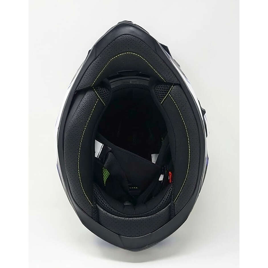 Casco Moto Berik Doppia Visiera MX313 Adventure Pro Nero Rosso