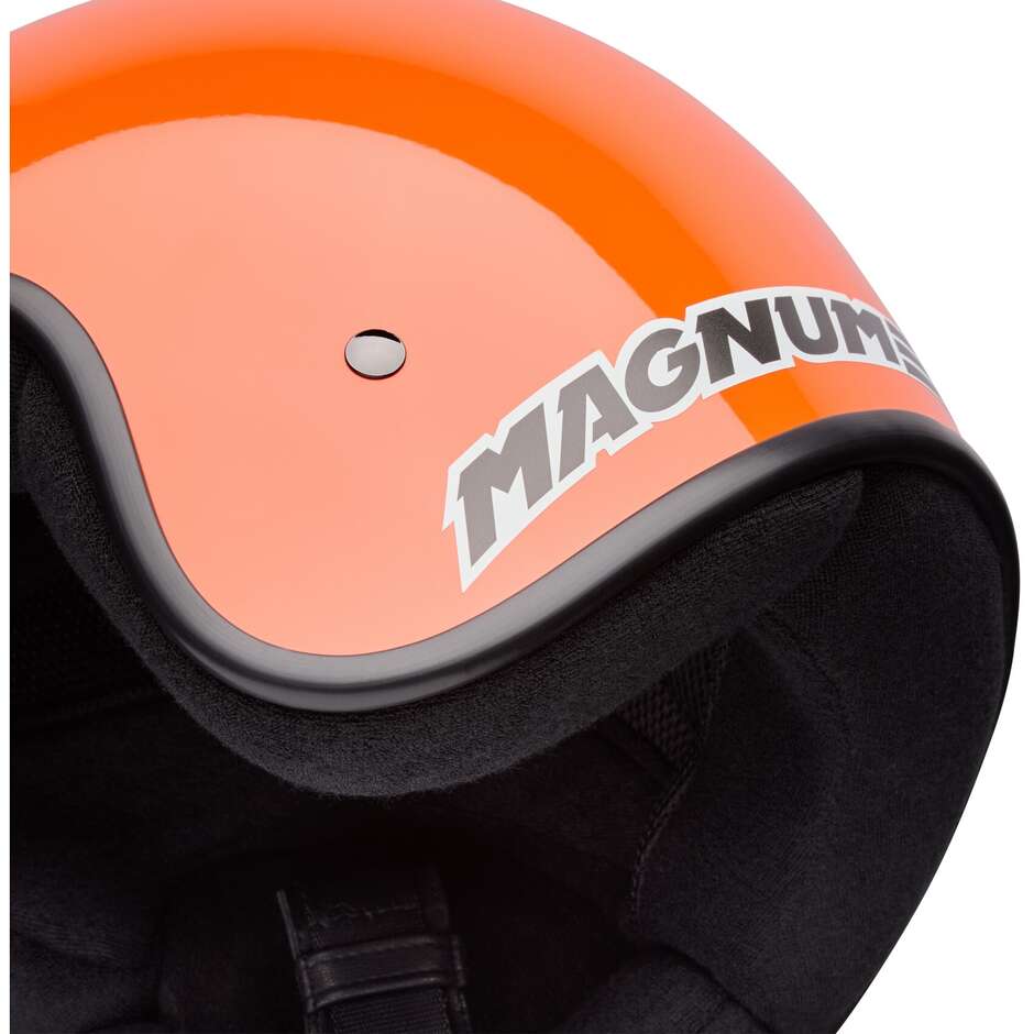 Casco Moto Cafè Racer Bell MAGNUM Solid Arancio