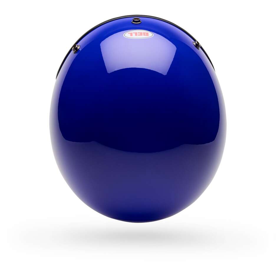 Casco Moto Cafè Racer Bell MAGNUM Solid Blu