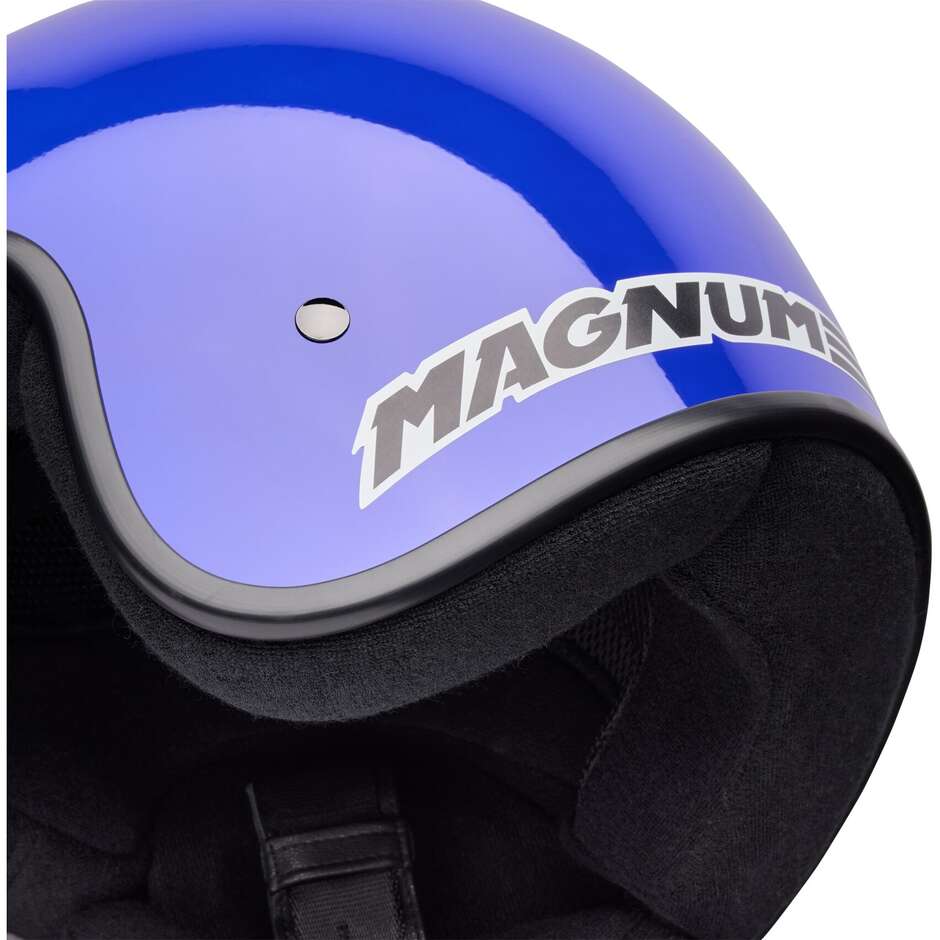 Casco Moto Cafè Racer Bell MAGNUM Solid Blu