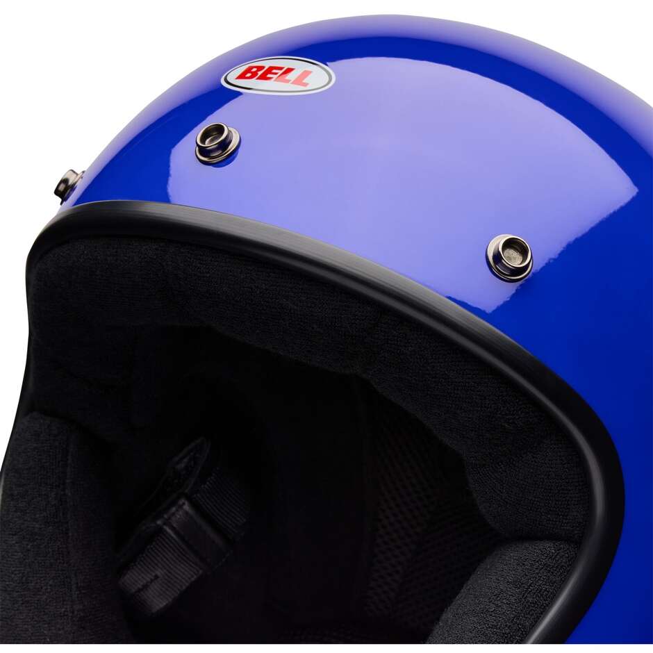 Casco Moto Cafè Racer Bell MAGNUM Solid Blu