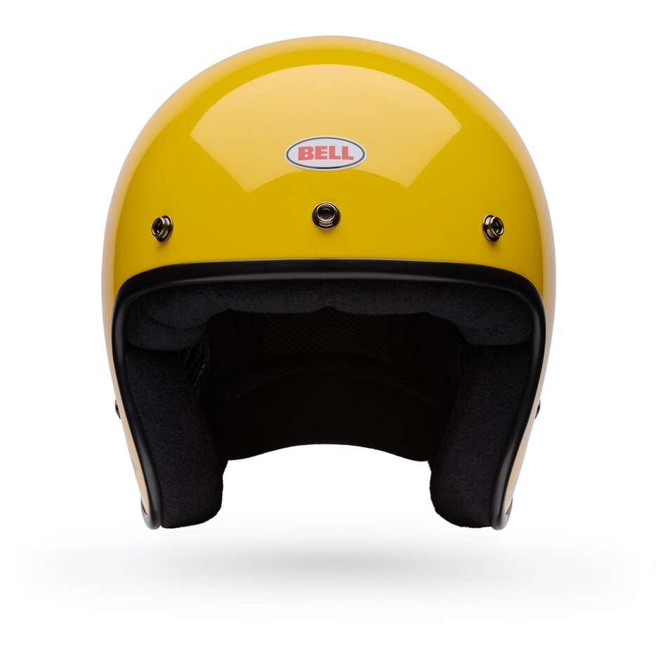 Casco Moto Cafè Racer Bell MAGNUM Solid Giallo