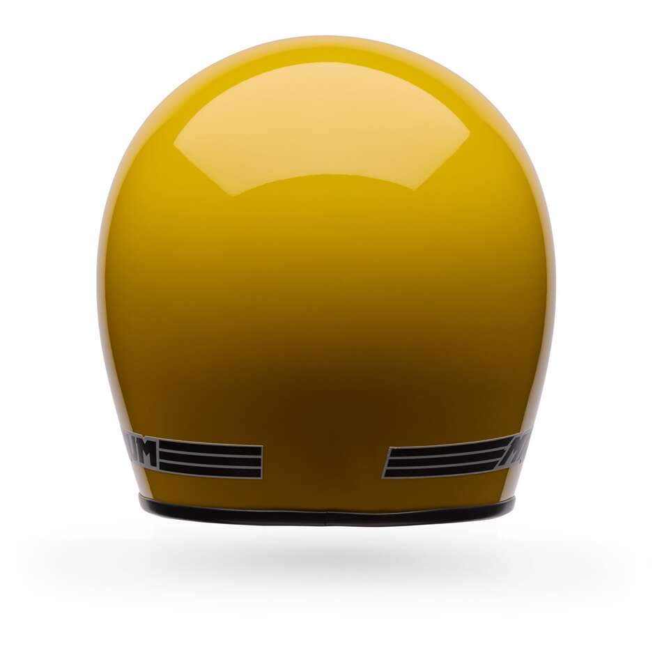 Casco Moto Cafè Racer Bell MAGNUM Solid Giallo