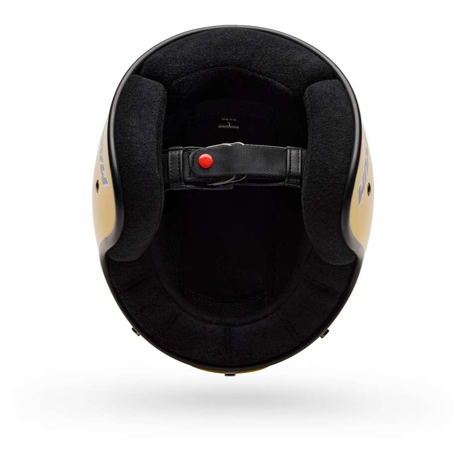 Casco Moto Cafè Racer Bell MAGNUM Solid Giallo