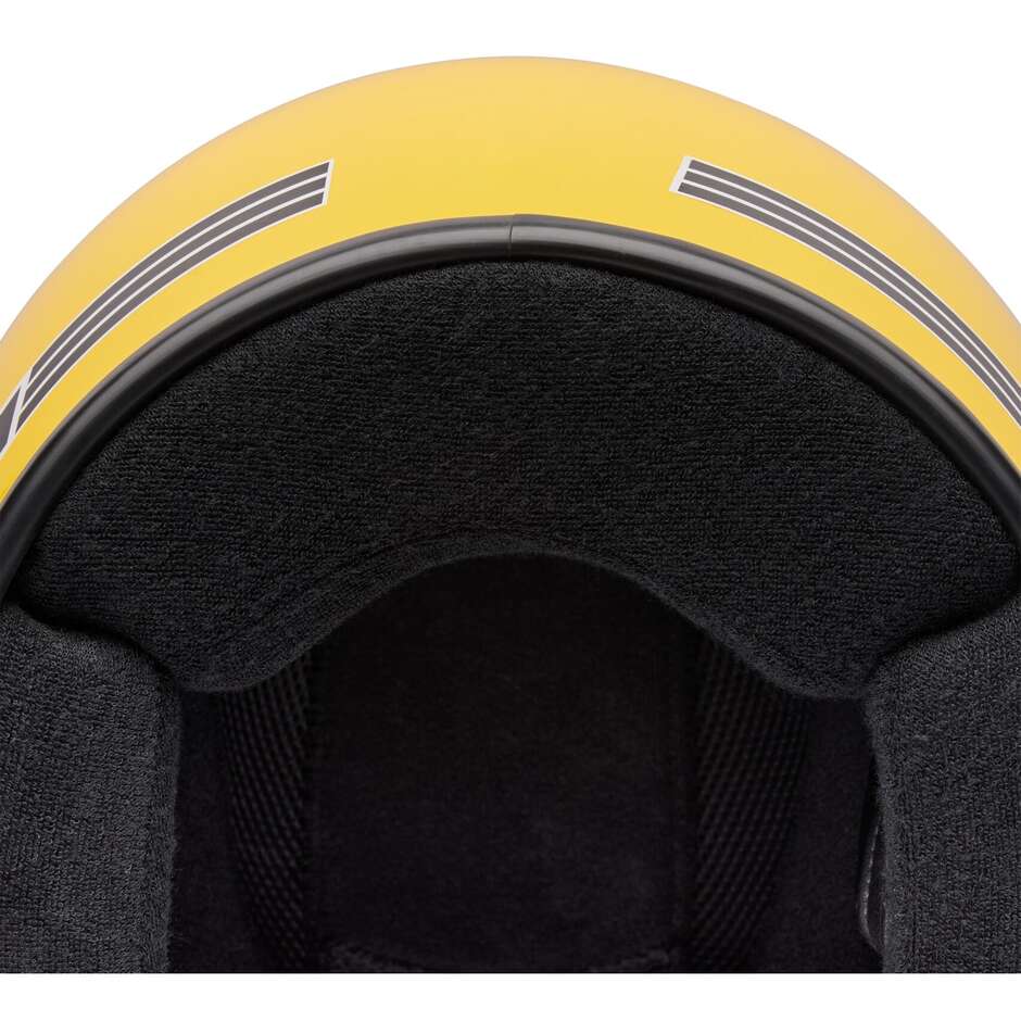 Casco Moto Cafè Racer Bell MAGNUM Solid Giallo