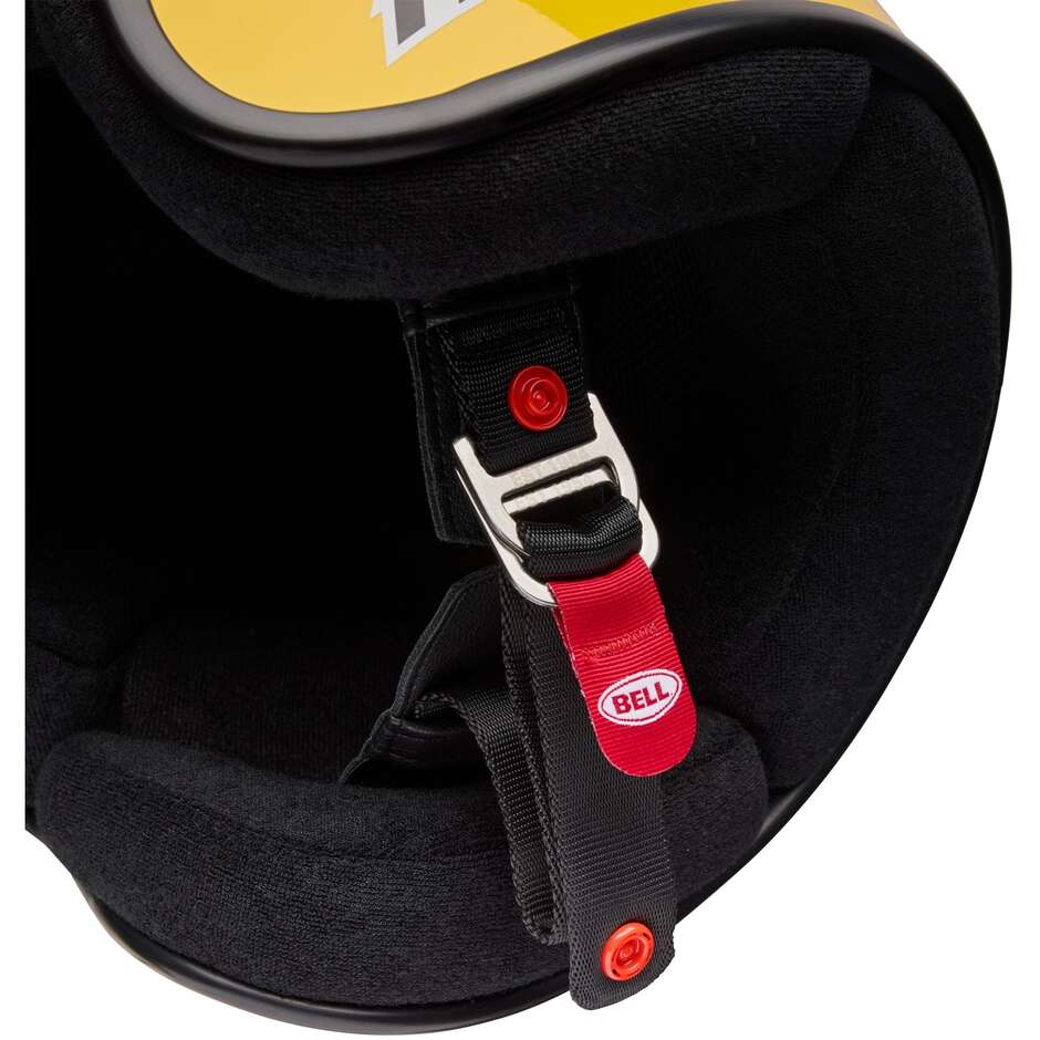 Casco Moto Cafè Racer Bell MAGNUM Solid Giallo