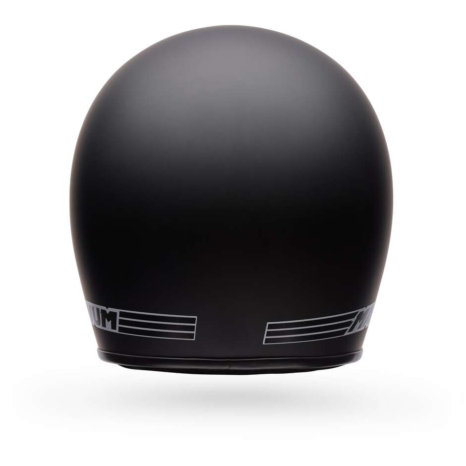 Casco Moto Cafè Racer Bell MAGNUM Solid Nero Opaco