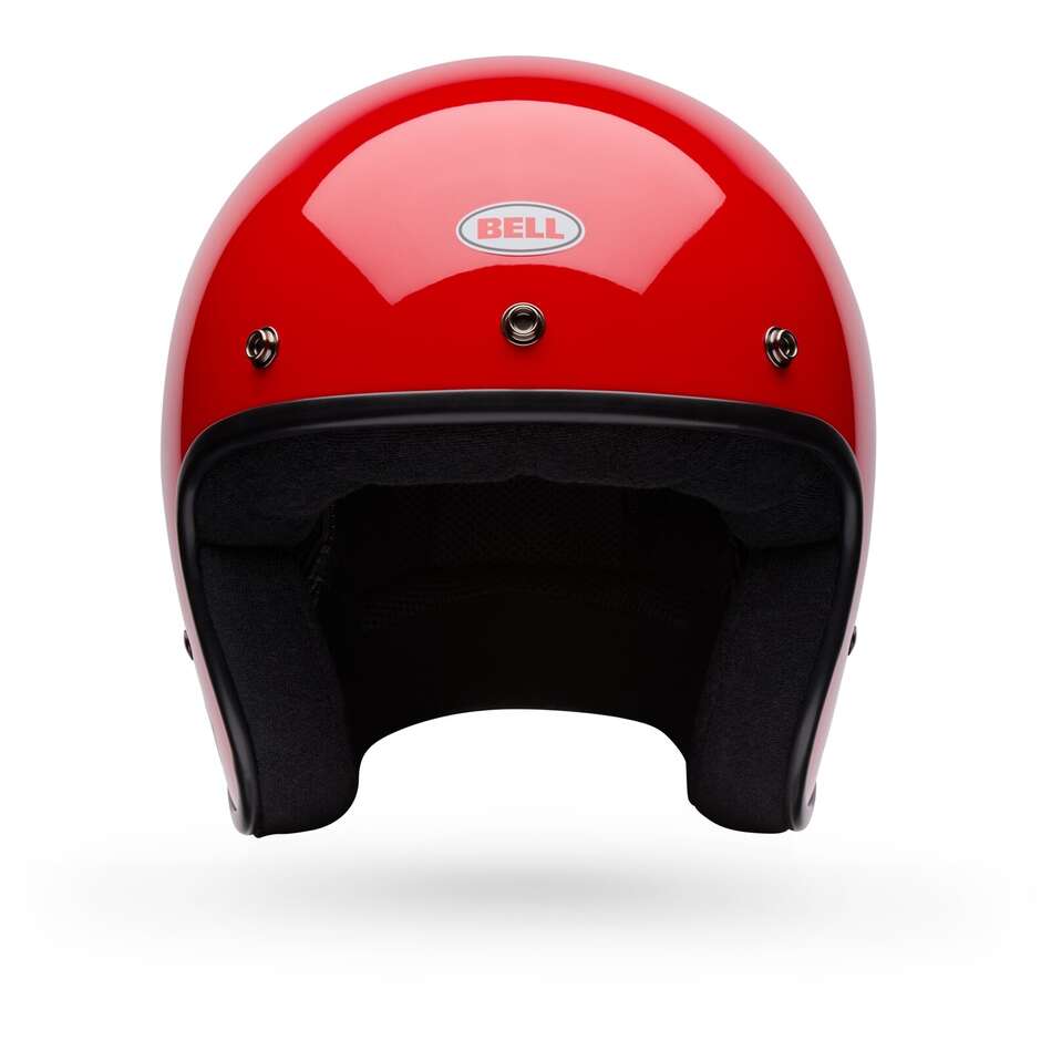 Casco Moto Cafè Racer Bell MAGNUM Solid Rosso