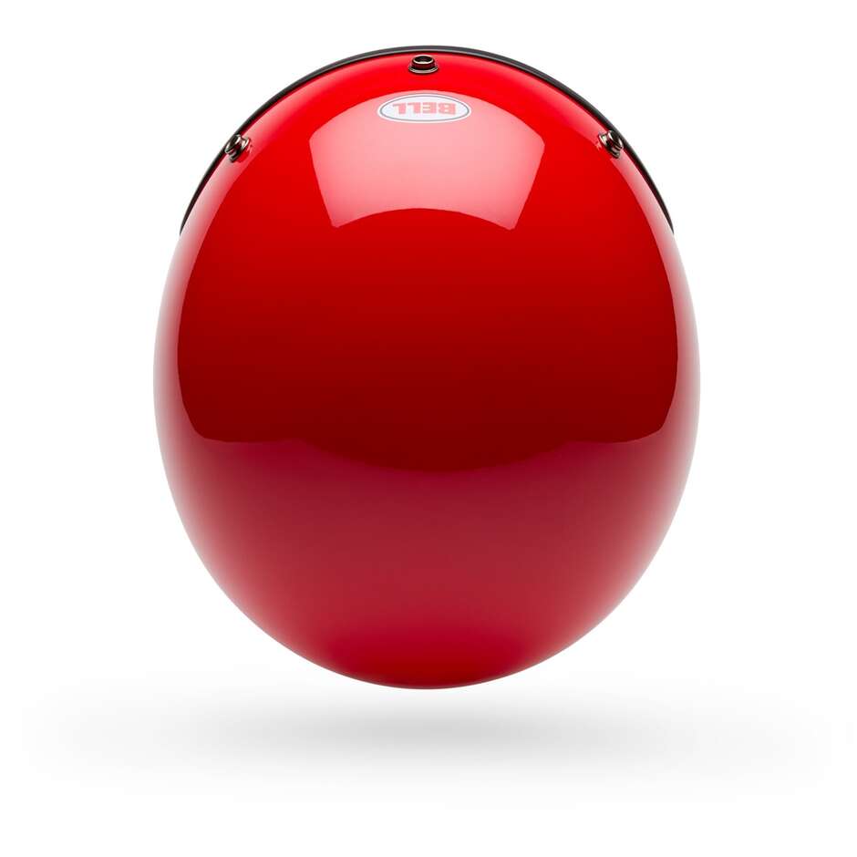 Casco Moto Cafè Racer Bell MAGNUM Solid Rosso