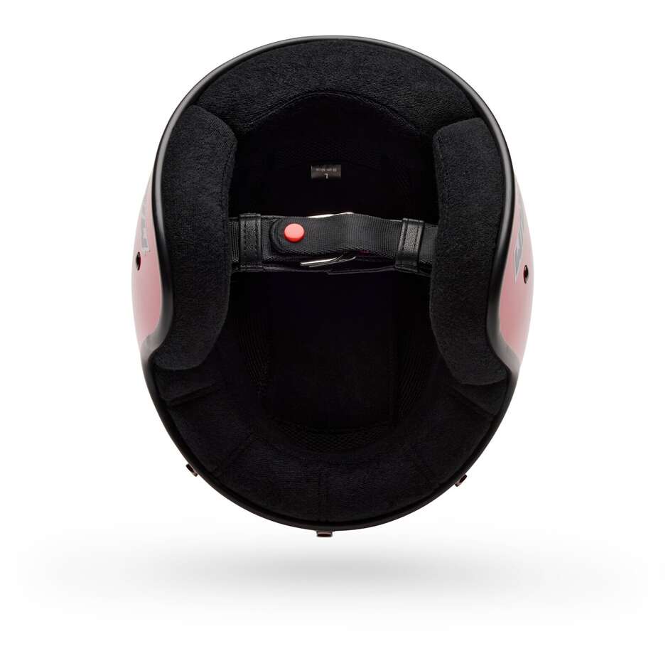 Casco Moto Cafè Racer Bell MAGNUM Solid Rosso