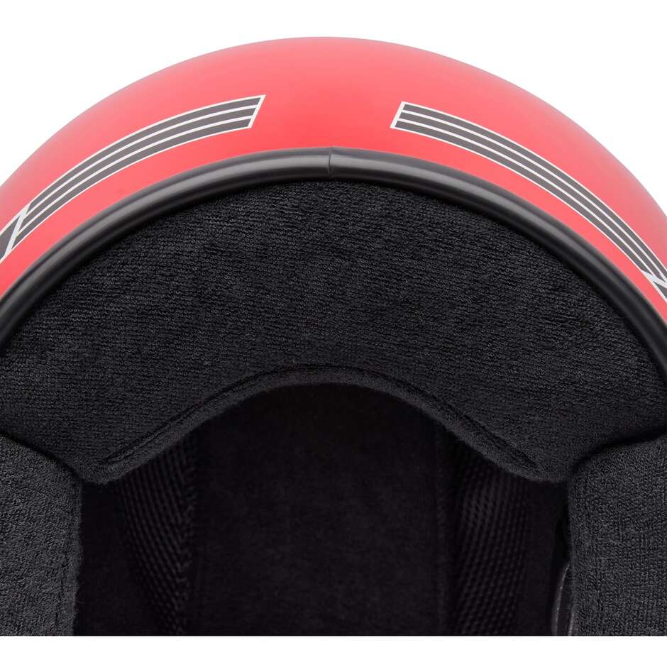 Casco Moto Cafè Racer Bell MAGNUM Solid Rosso