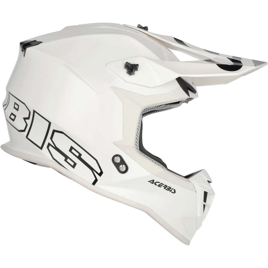Casco Moto Cross Acerbis LINEAR 2206 Bianco 3