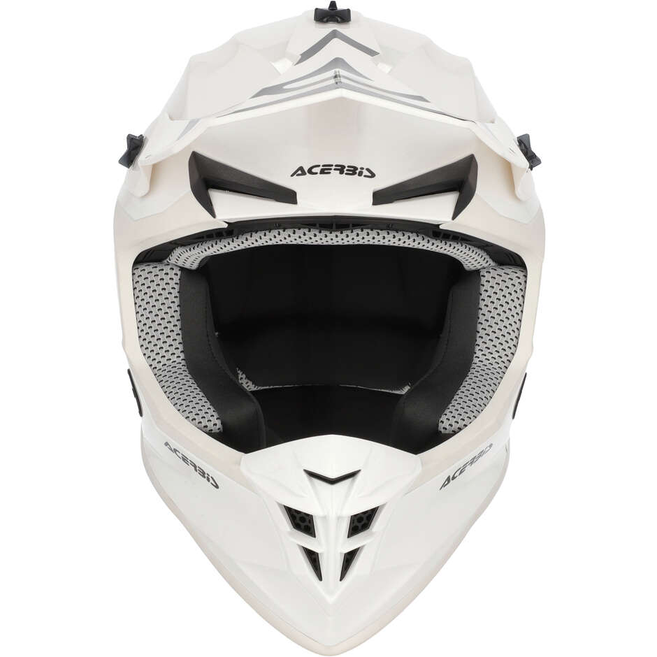 Casco Moto Cross Acerbis LINEAR 2206 Bianco 3