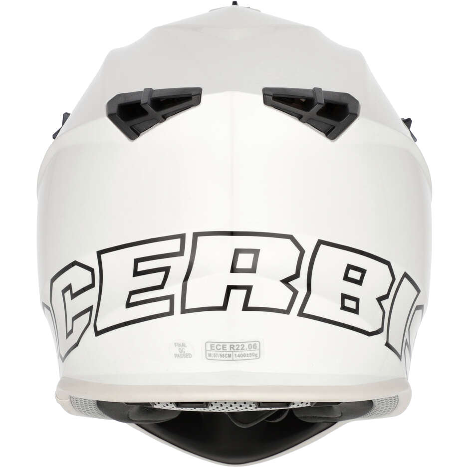 Casco Moto Cross Acerbis LINEAR 2206 Bianco 3