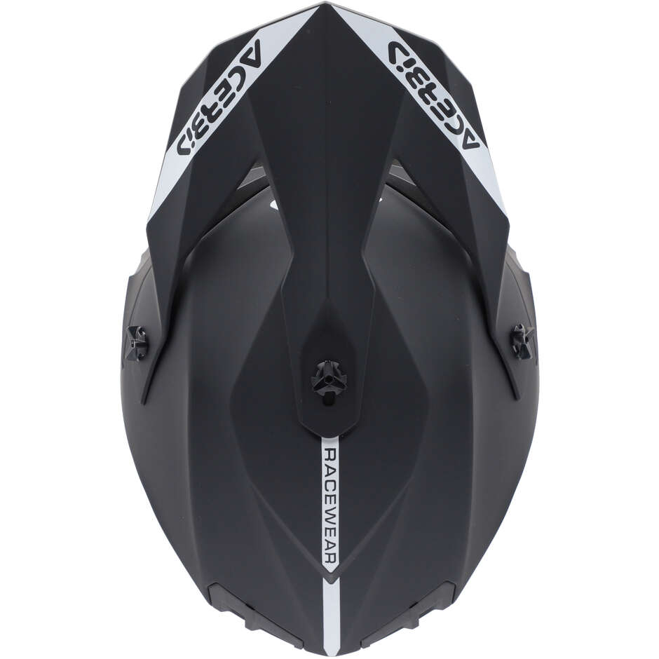 Casco Moto Cross Acerbis LINEAR 2206 Nero Opaco