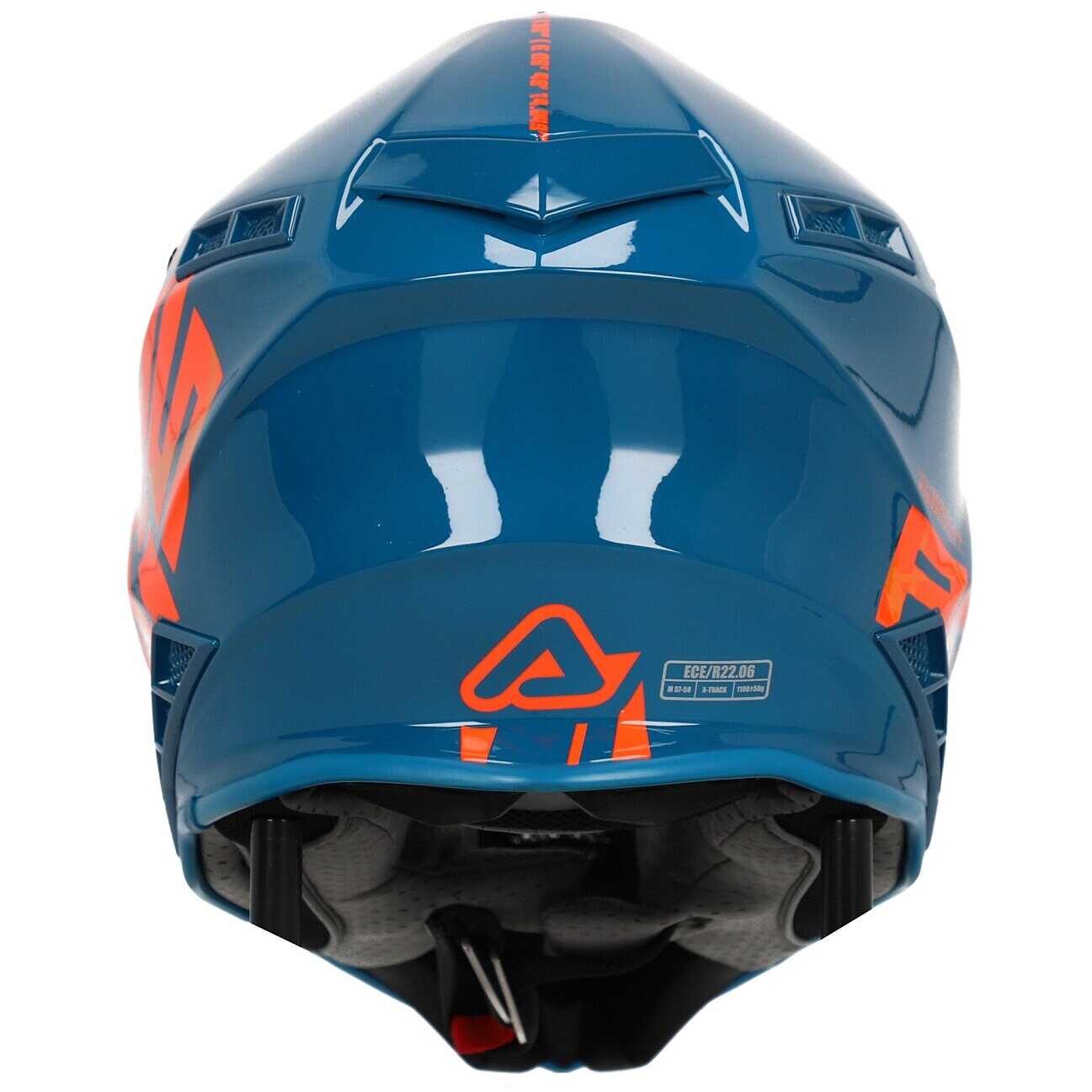 Casco cross bambino Acerbis Steel Kid Nero