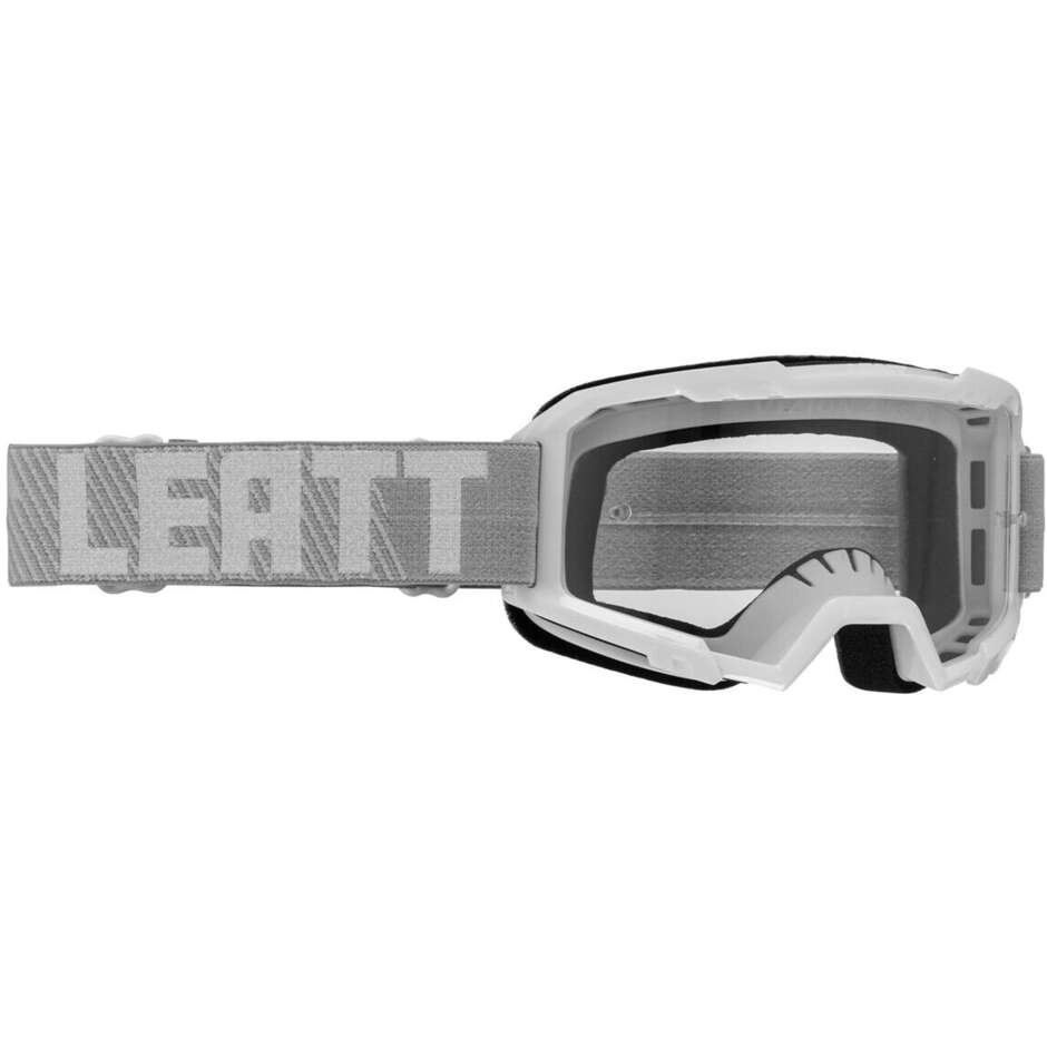 Casco Moto Cross Bambino Leatt KIT MOTO 3.5 JR V25 Bianco Bianco