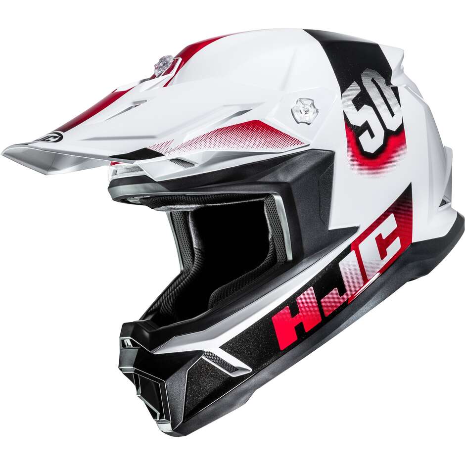 Casco Moto Cross da Bambino Hjc Y50 DASH MC1 Rosso