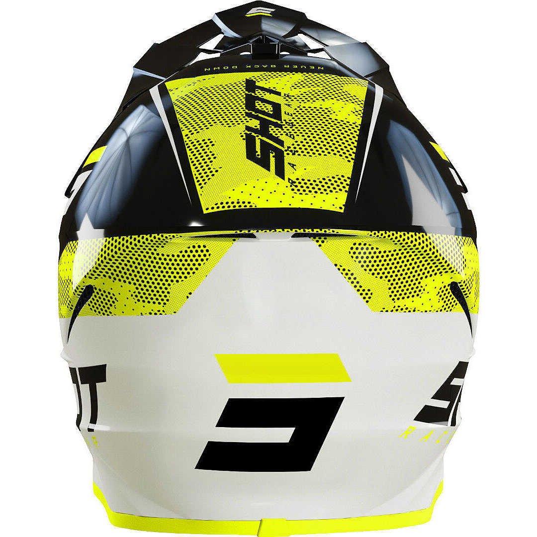 Casco Moto Cross Enduo Shot FURIOUS CAMO NEON Giallo Lucido Vendita Online  - Outletmoto.eu