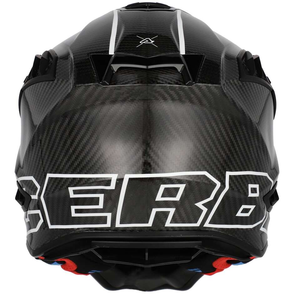Casco Moto Cross Enduro Acerbis AIRSTRIKE-C Nero Bianco