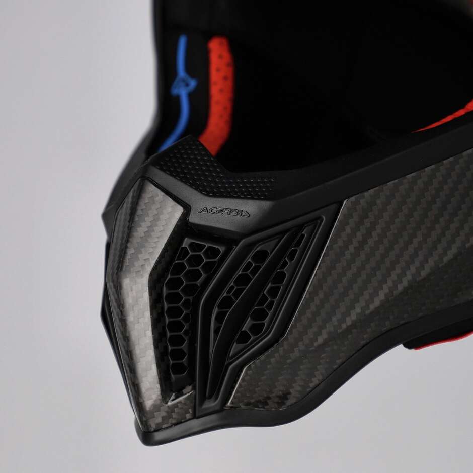 Casco Moto Cross Enduro Acerbis AIRSTRIKE-C Nero Bianco