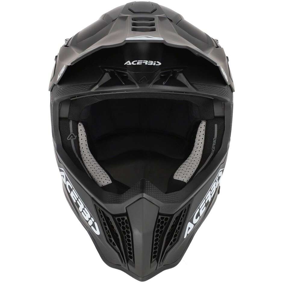 Casco Moto Cross Enduro Acerbis AIRSTRIKE-X Nero Opaco