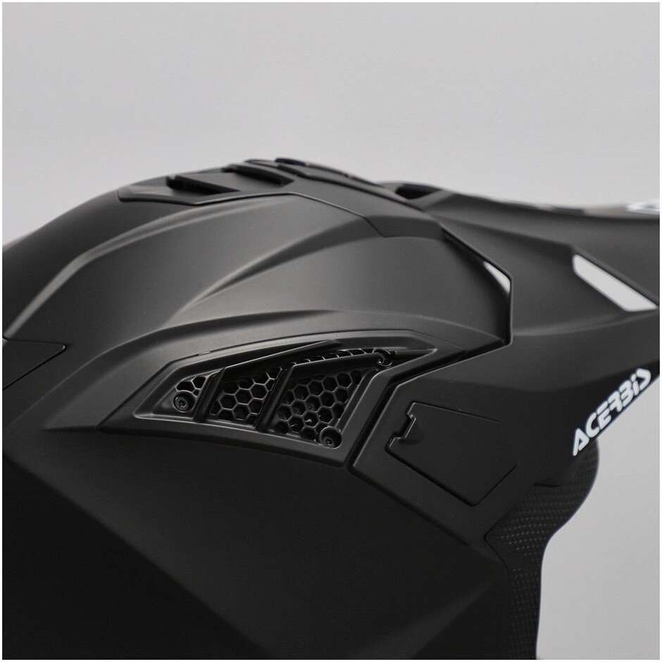 Casco Moto Cross Enduro Acerbis AIRSTRIKE-X Nero Opaco