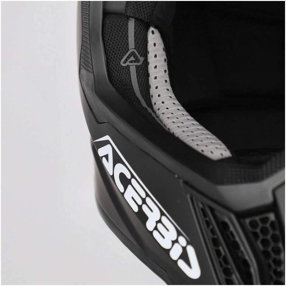 Casco Moto Cross Enduro Acerbis AIRSTRIKE-X Nero Opaco