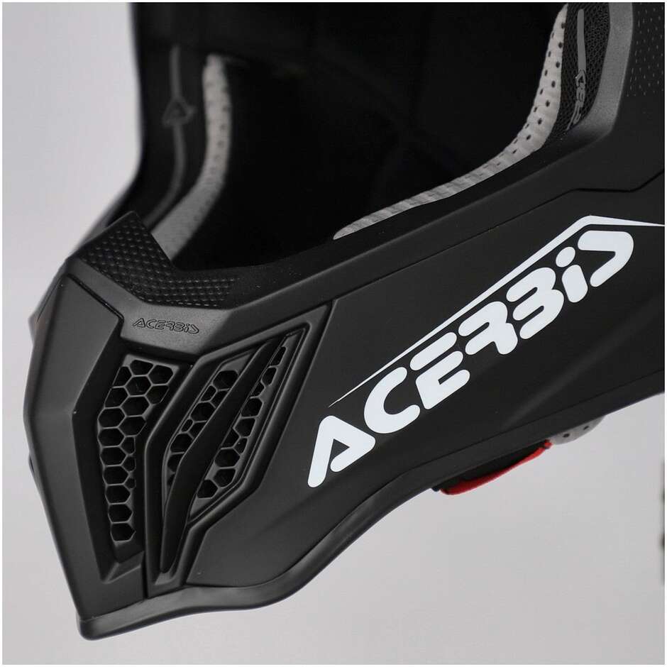 Casco Moto Cross Enduro Acerbis AIRSTRIKE-X Nero Opaco