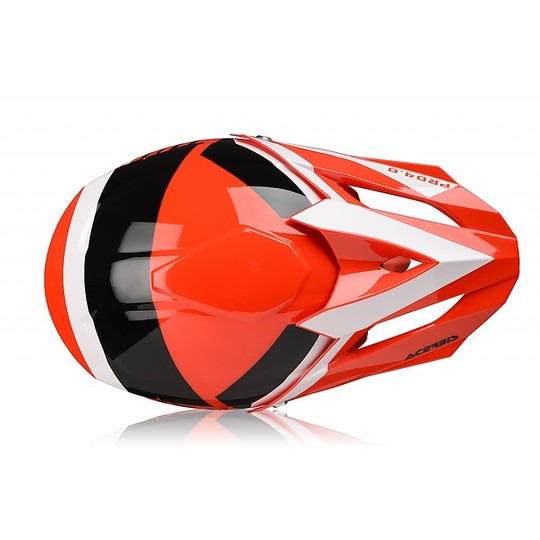 Casco Moto Cross Enduro Acerbis Profil 4.0 Rot / Weiß