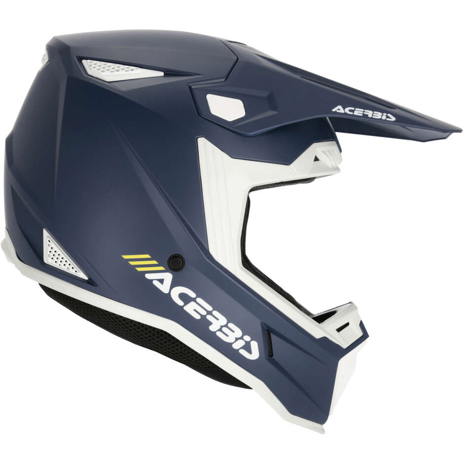 Casco moto Cross Enduro Acerbis Whoops Mono Blu