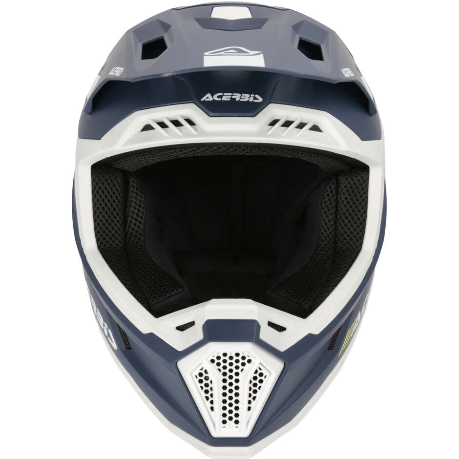 Casco moto Cross Enduro Acerbis Whoops Mono Blu