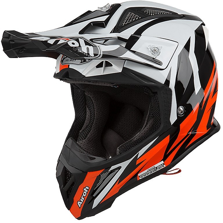 Casco Moto Cross Enduro Airoh AVIATOR 2.3 AMS GREAT Arancio Lucido Vendita  Online - Outletmoto.eu