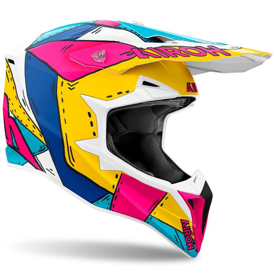 Casco Moto Cross Enduro Airoh WRAAAP PAINT Opaco