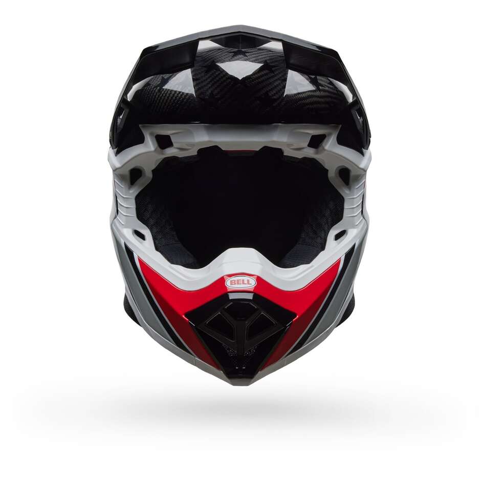 Casco Moto Cross Enduro Bell MOTO-10 SPHERICAL RSD OLD GLORY Rosso Blu