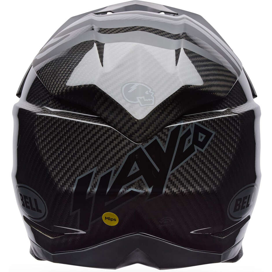Casco Moto Cross Enduro Bell Moto-10 Spherical SLAYCO AMBER SE Nero