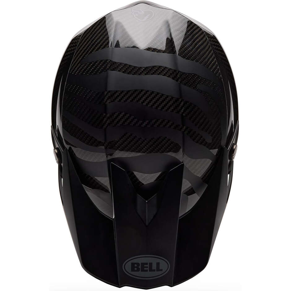 Casco Moto Cross Enduro Bell Moto-10 Spherical SLAYCO AMBER SE Nero