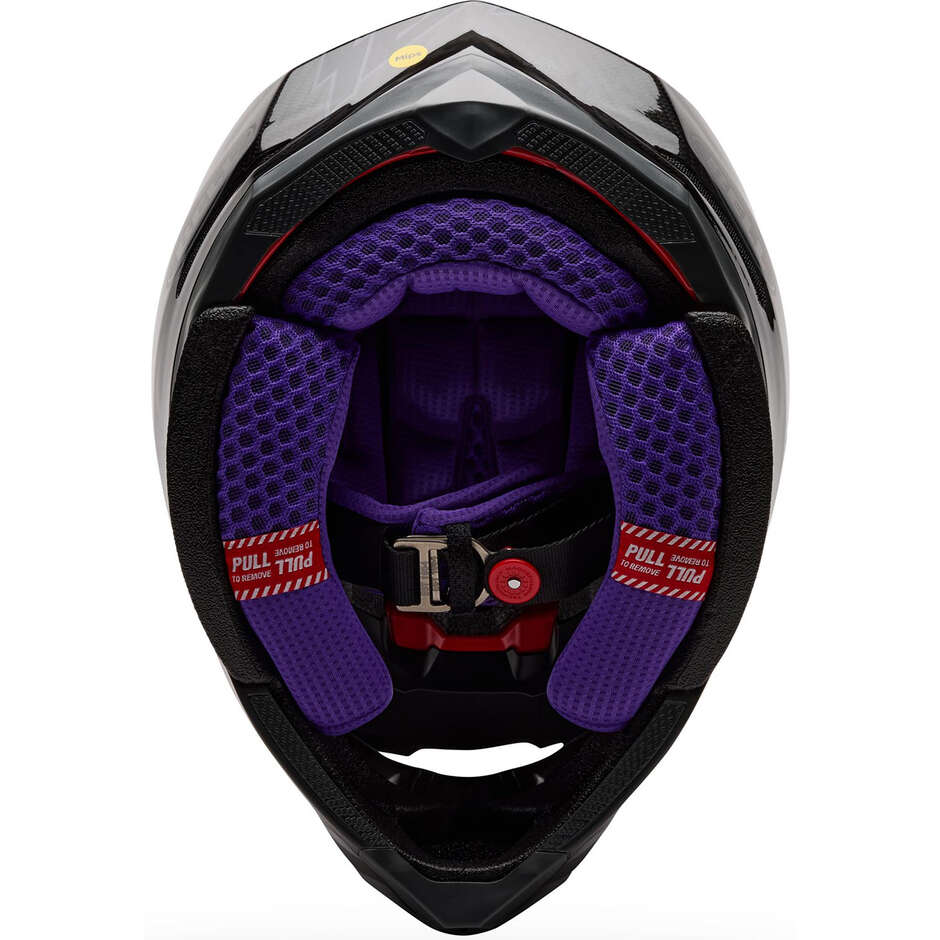 Casco Moto Cross Enduro Bell Moto-10 Spherical SLAYCO AMBER SE Nero