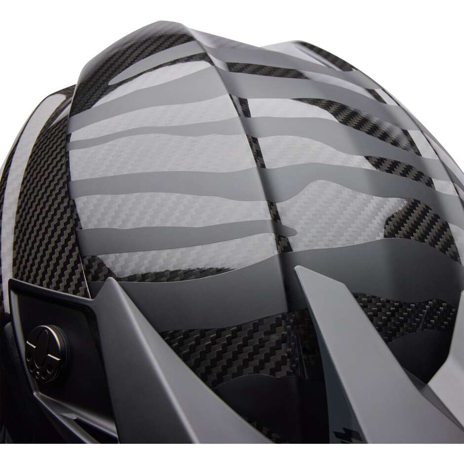 Casco Moto Cross Enduro Bell Moto-10 Spherical SLAYCO AMBER SE Nero