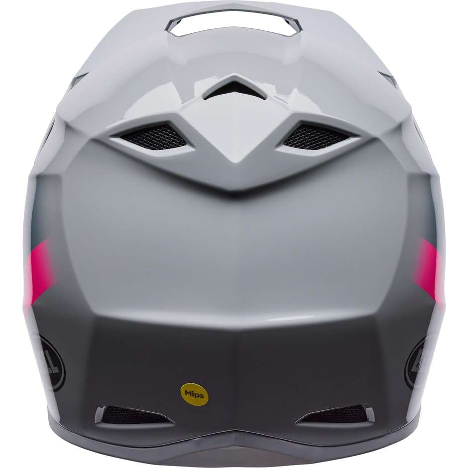 Casco Moto Cross Enduro Bell MX-10 Mips AVIATOR Grigio Rosa