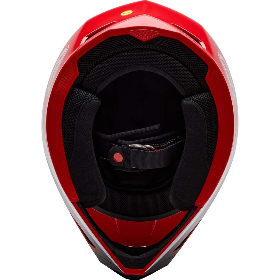 Casco Moto Cross Enduro Bell MX-10 Mips AVIATOR Rosso Nero