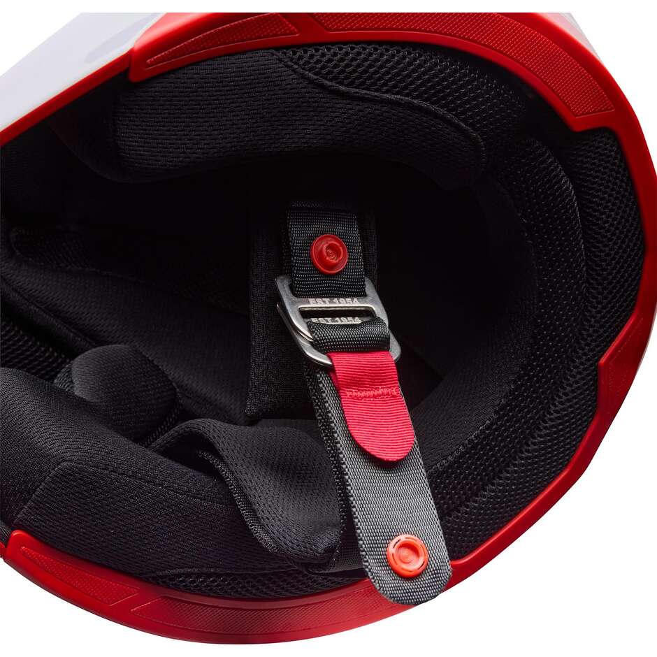 Casco Moto Cross Enduro Bell MX-10 Mips AVIATOR Rosso Nero