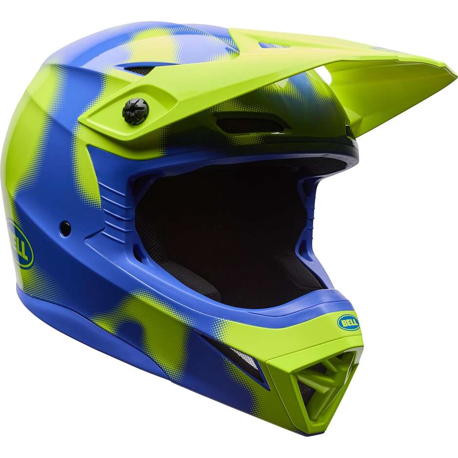 Casco Moto Cross Enduro Bell MX-10 Mips CAMO Fluo Giallo